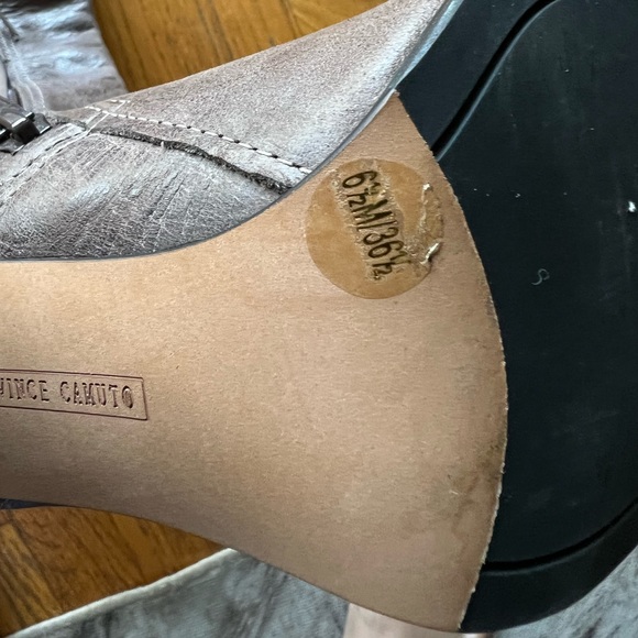 Vince Camuto Tolla leather over the knee lace up back with side zipper size 6.5 - Picture 12 of 15